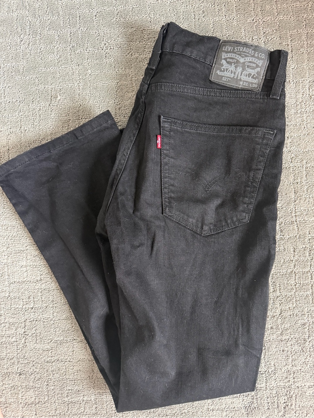 Levi's Men's Black Slim Straight Jeans